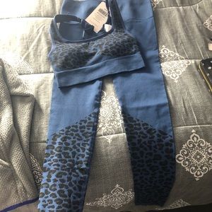 Leggings and Sports Bra